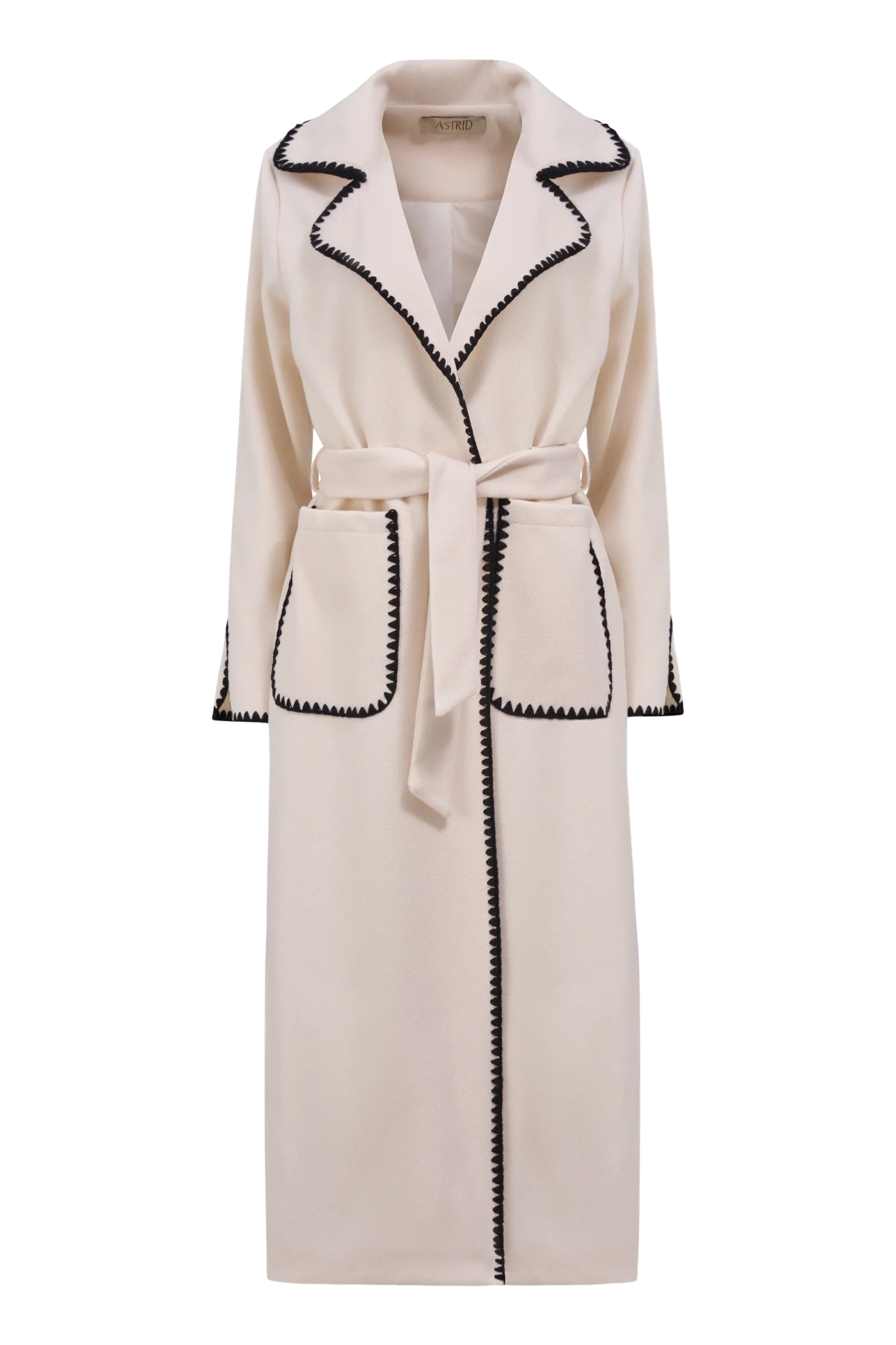 WHIPSTITCH COAT-CREAM