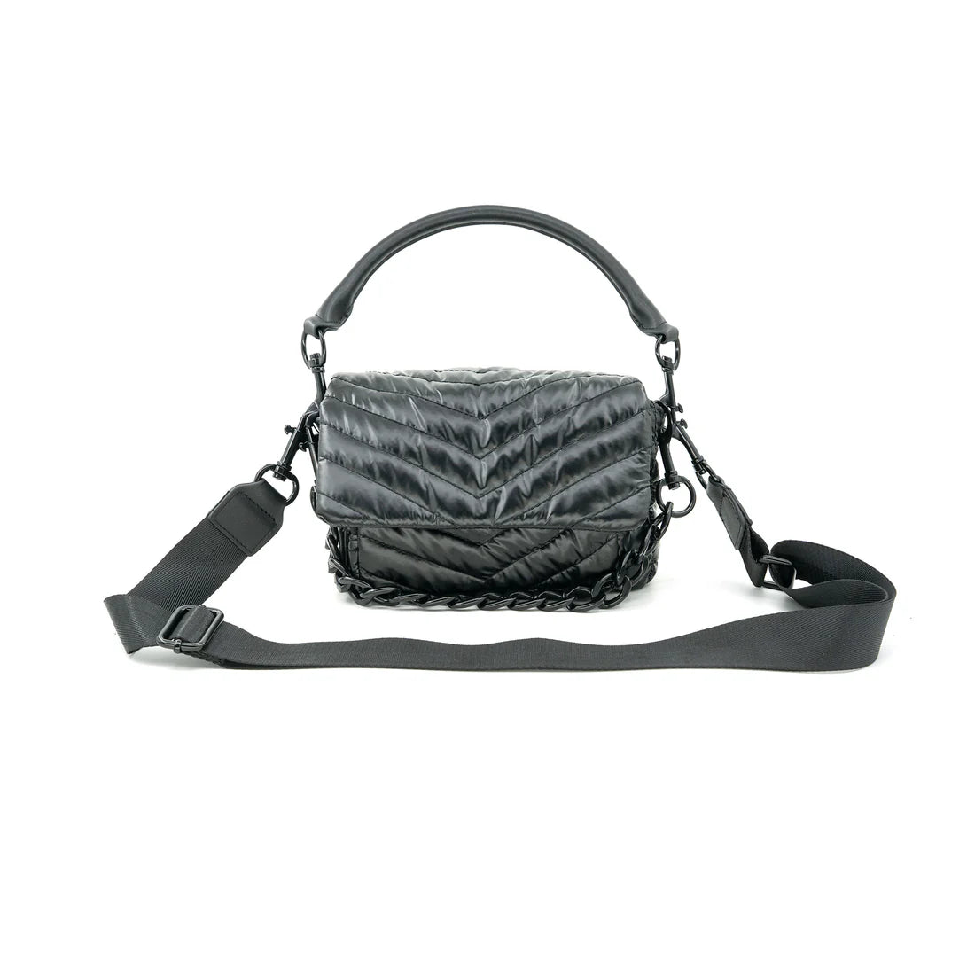 SMALL NYLON PUFFER BAG