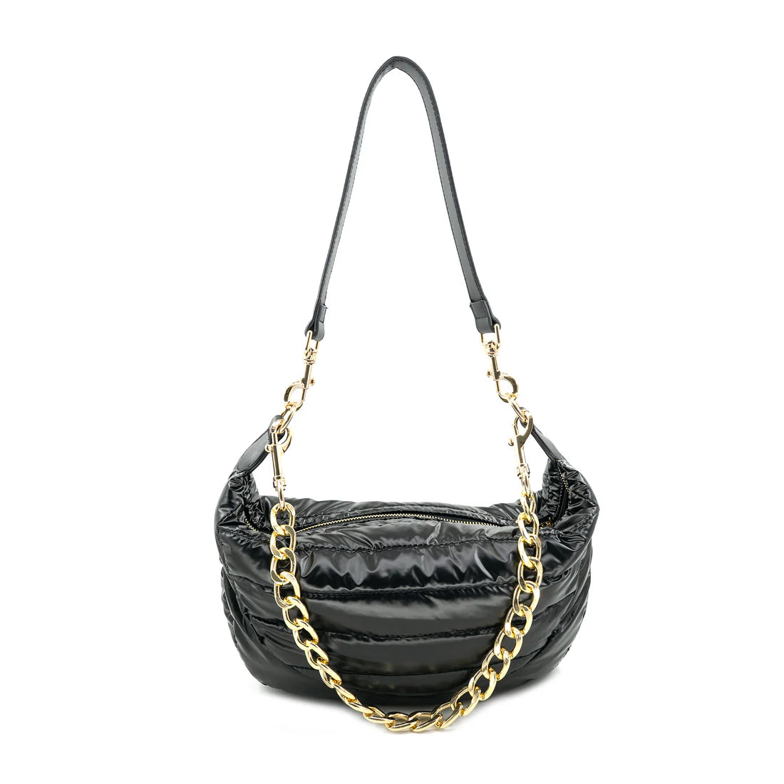 PUFFER BAG WITH CHAIN