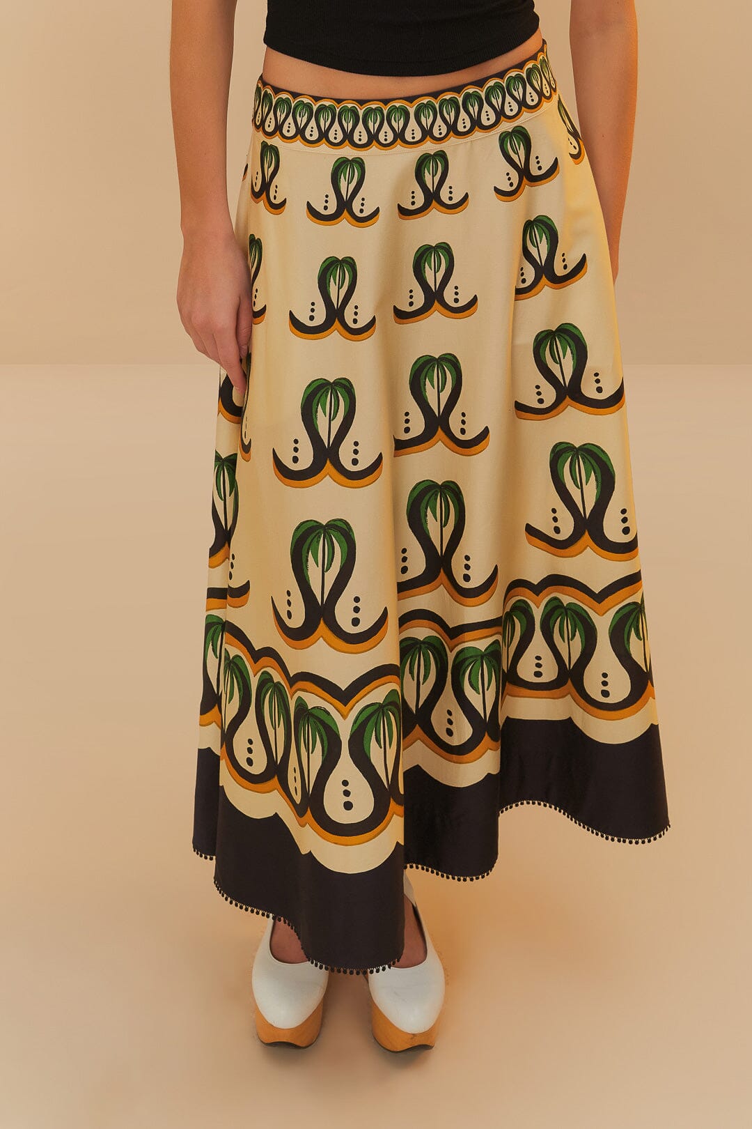 COCONUT TREE FLOW SKIRT