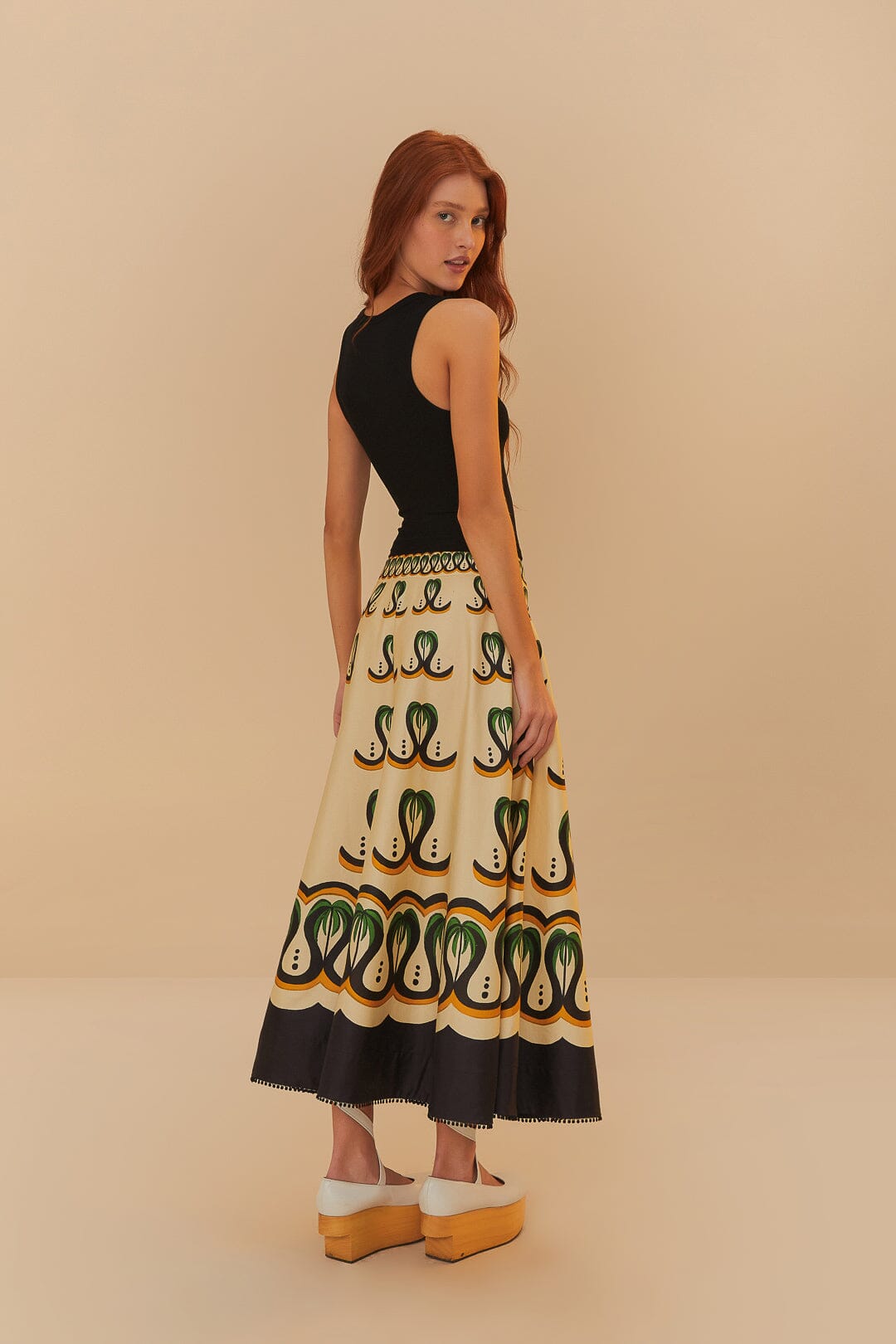 COCONUT TREE FLOW SKIRT