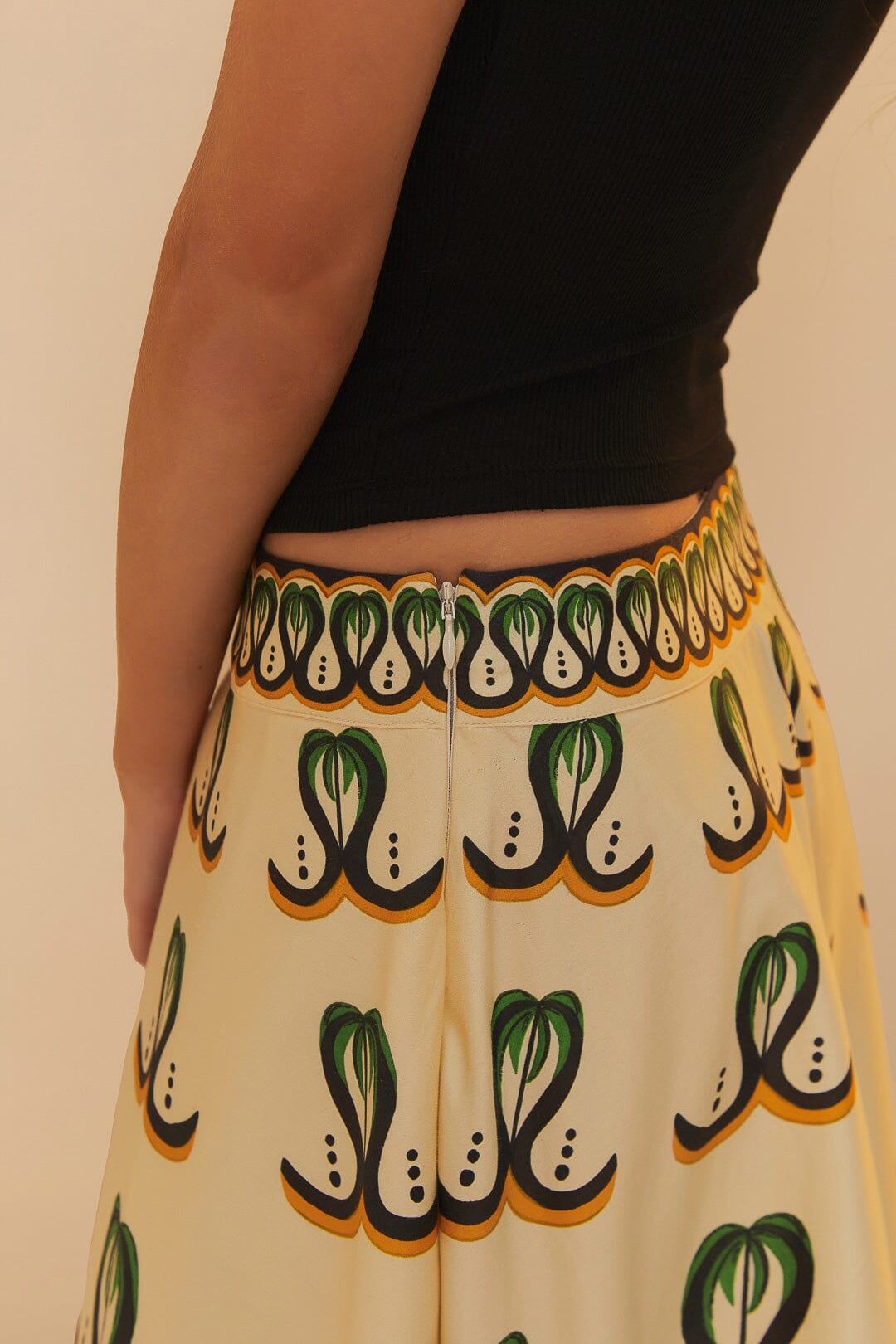 COCONUT TREE FLOW SKIRT