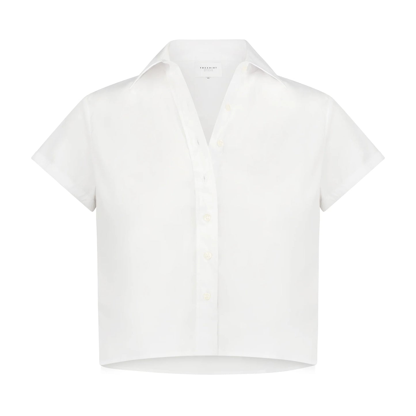 THE BOXY SHORT SLEEVE CROPPED SHIRT