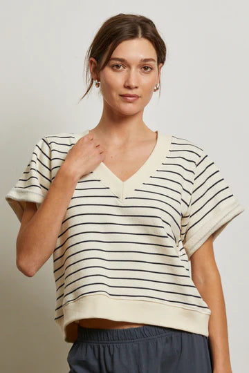 BRIGGS- NAVY STRIPE