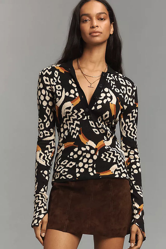 TUCANISSIMO POLO KNIT TOP