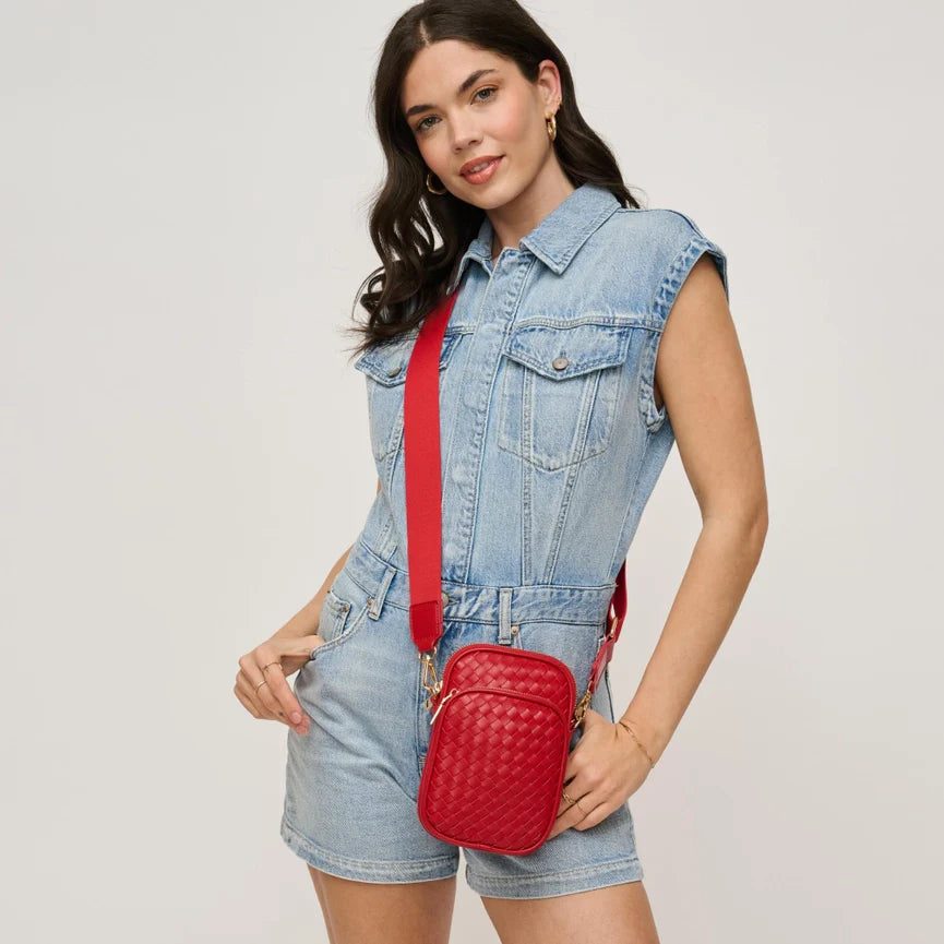 Celeste Woven Multi Compartment Crossbody