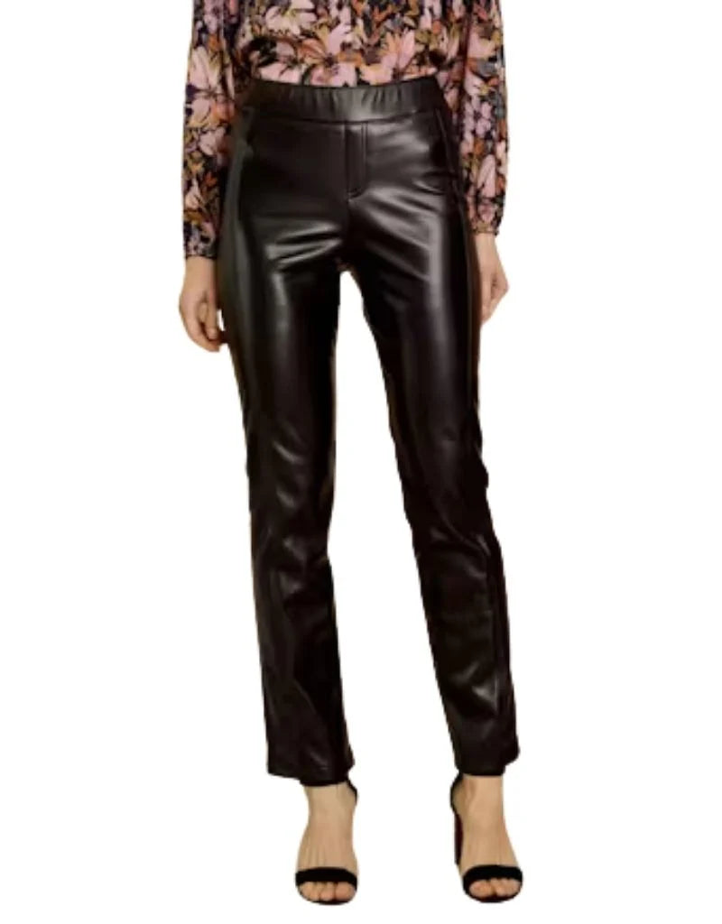 SANTI PANT-BLACK VEGAN LEATHER