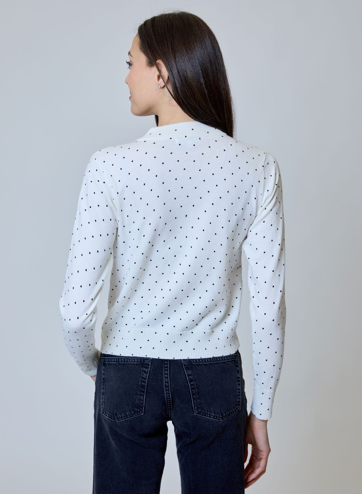 POLKA DOT CARDI