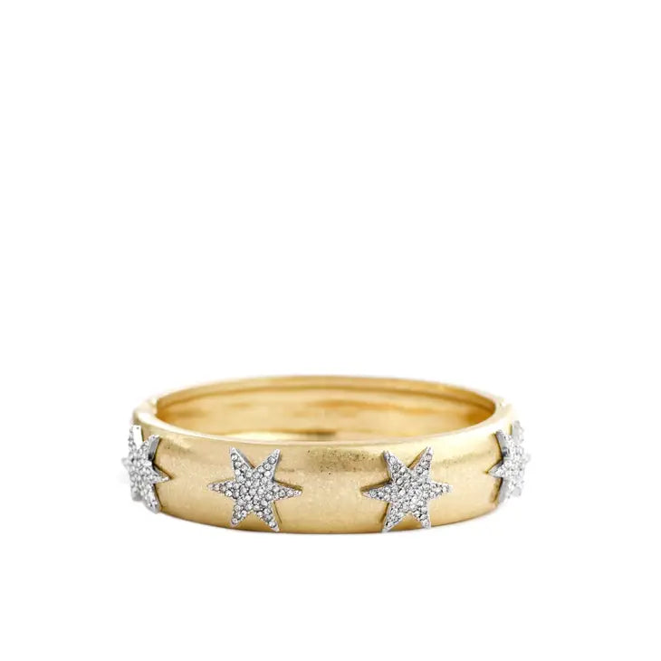 PAVE STARBURST STATEMENT BANGLE