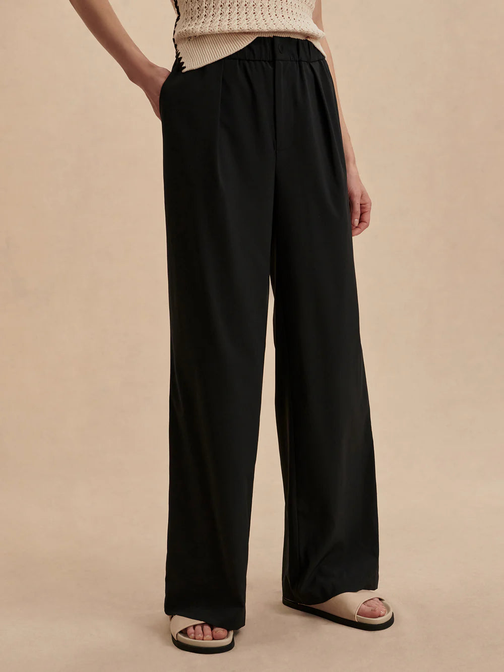 KAYSON WIDE LEG 29.5 - BLACK