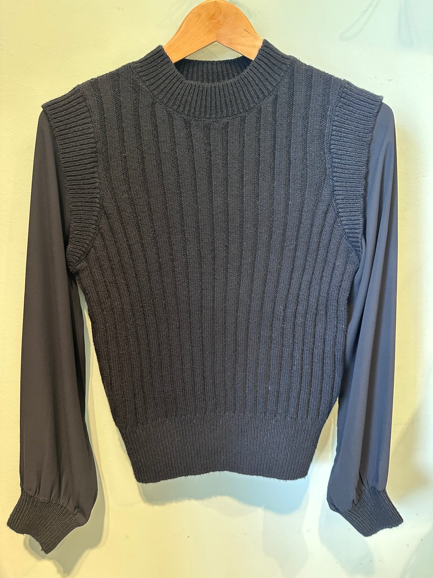 MOCK NECK LONG SLEEVE 2FER