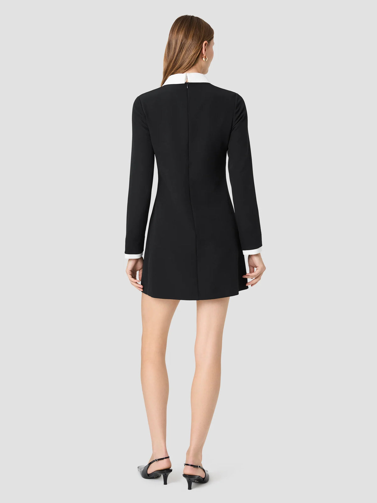 ECHO CREPE LS MINI DRESS