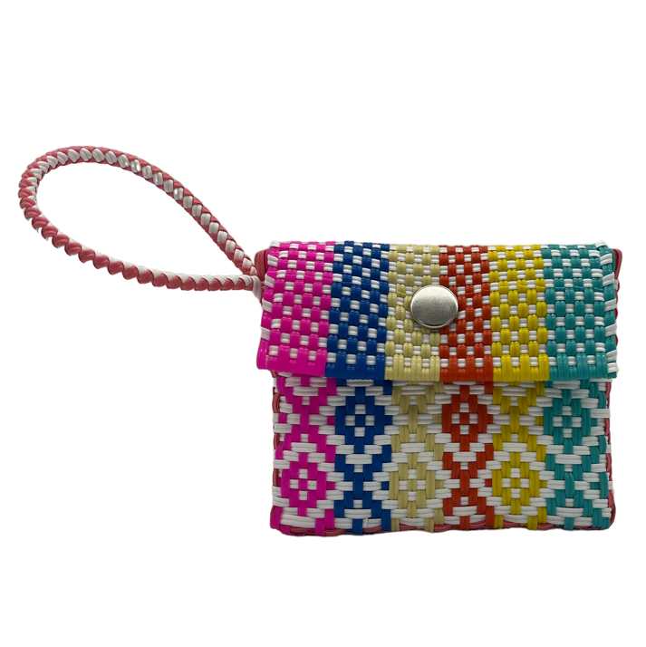 Handwoven Recycled Plastic Wristlet