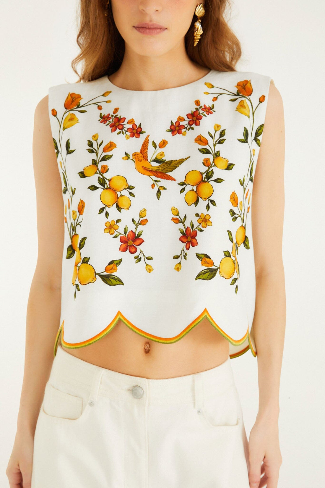LEMON BOUQUET BLOUSE