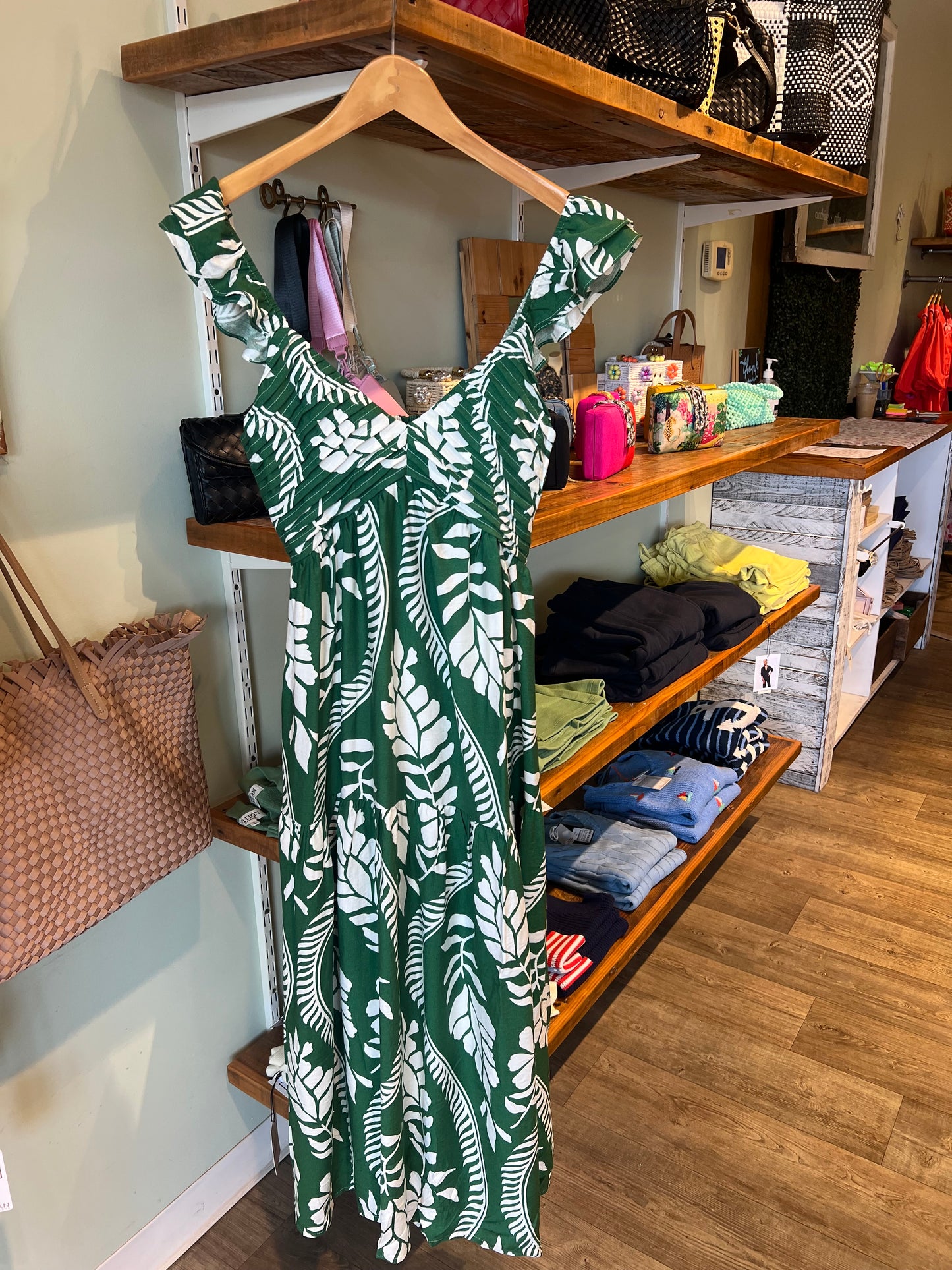 LEAF MAXI DRESS