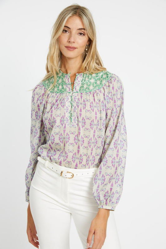 EMERY INK BLOT TOP
