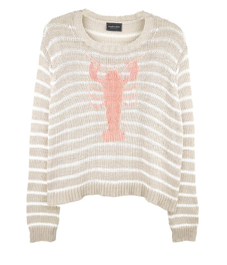 LOBSTER STRIPE SWEATER