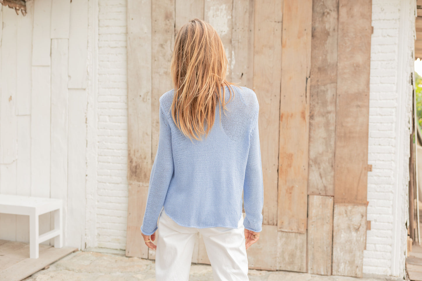STRAWBERRY VNECK COTTON
