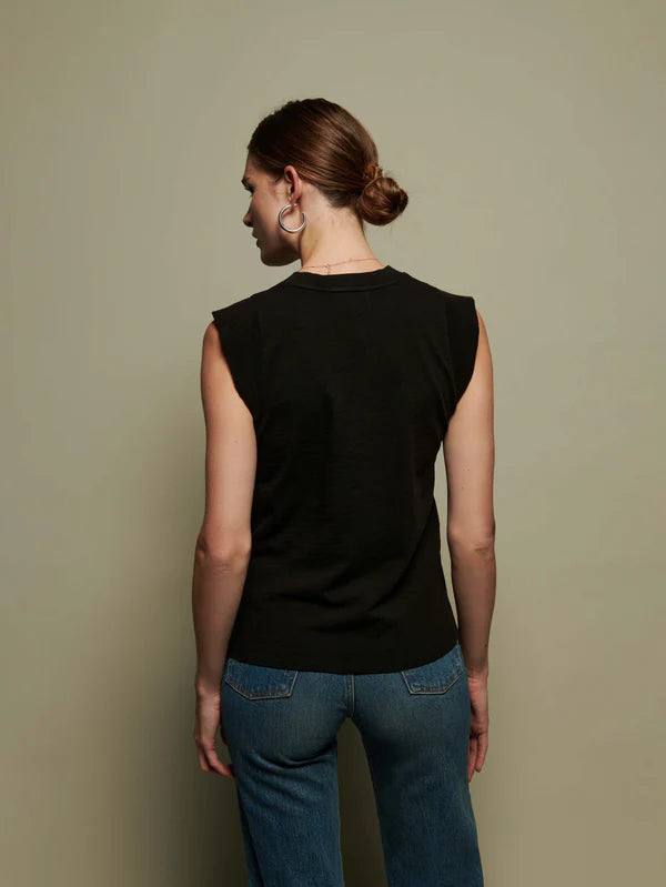 PATTI MUSCLE TANK-BLACK