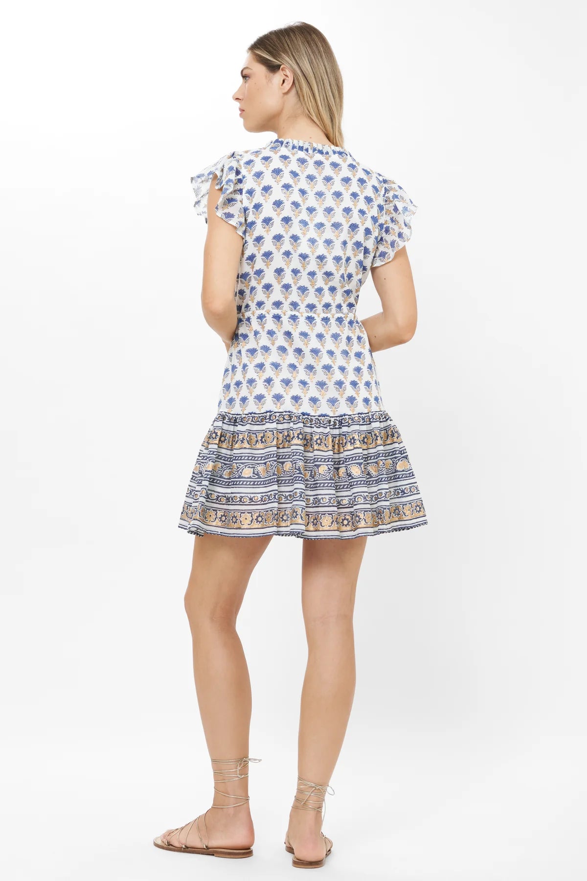 CINCHED FLIRTY SHORT - LOTUS NAVY