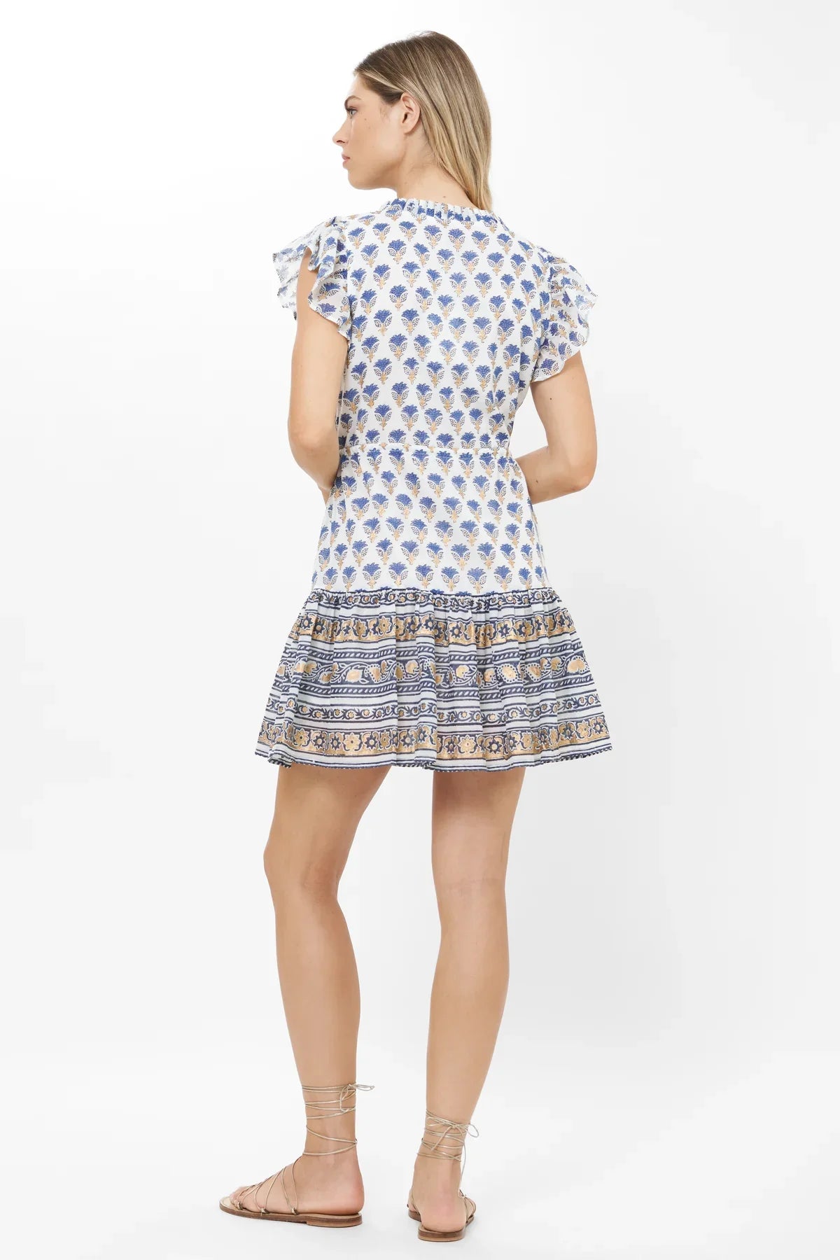 CINCHED FLIRTY SHORT-NAVY