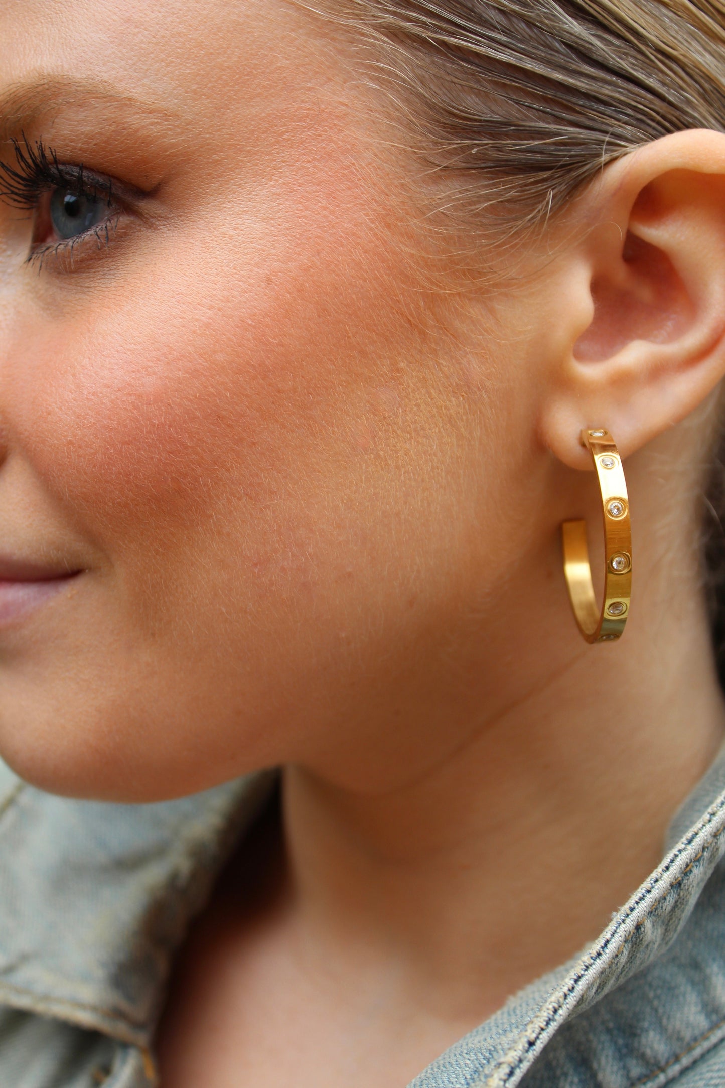 Love Hoop Earrings