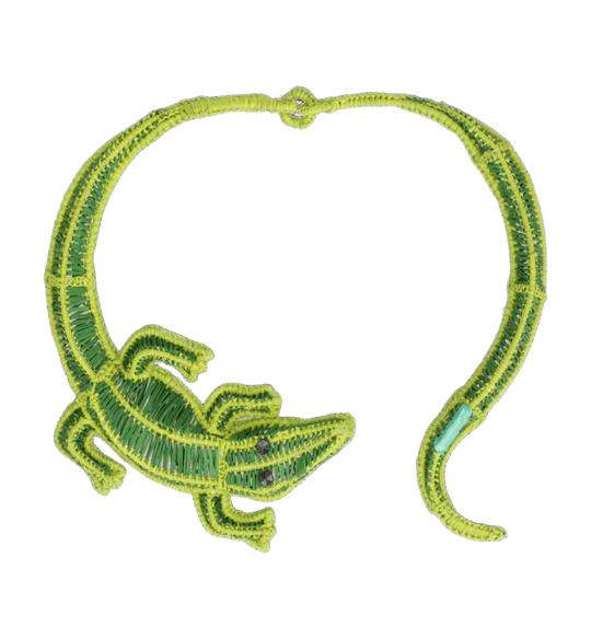 CROC’S HUG NECKLACE - GREEN
