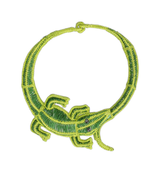 CROC’S HUG NECKLACE - GREEN