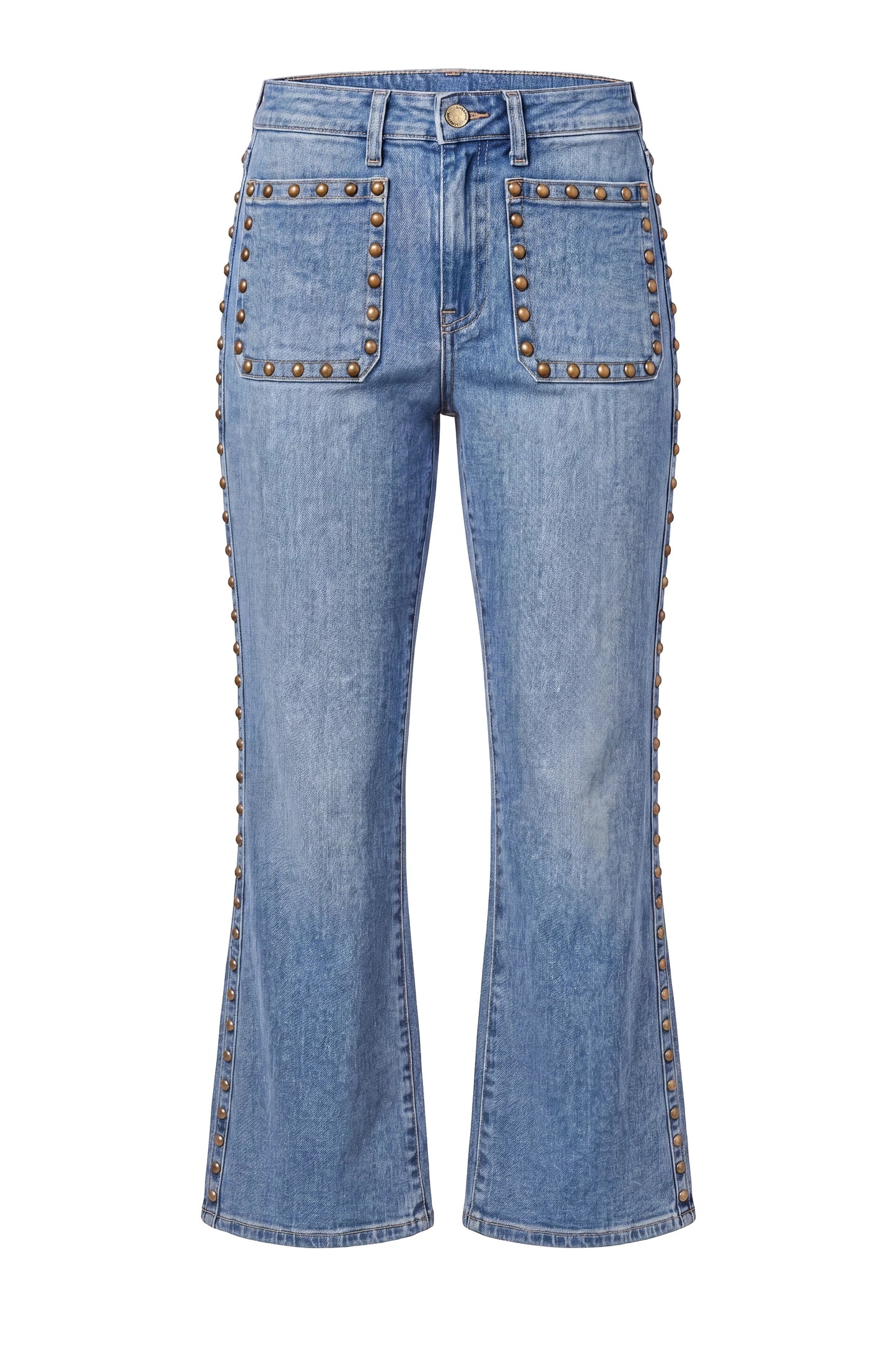 HANNAH FLARE W PATCH POCKETS AND STUDS