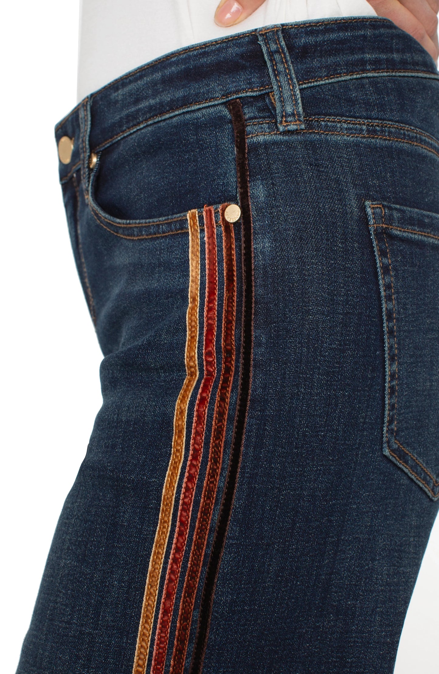 STRIDE WIDE LEG WITH VELVET TRIM