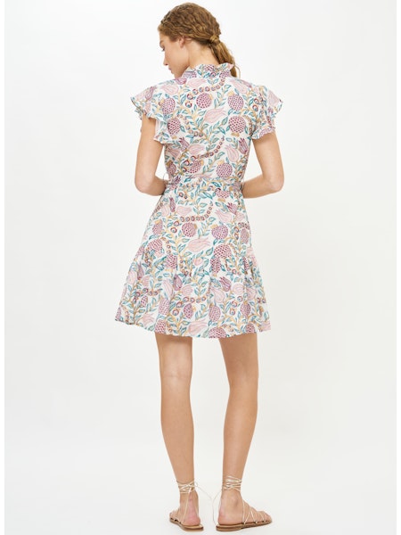 RUFFLE COLLAR BUTTON MINI