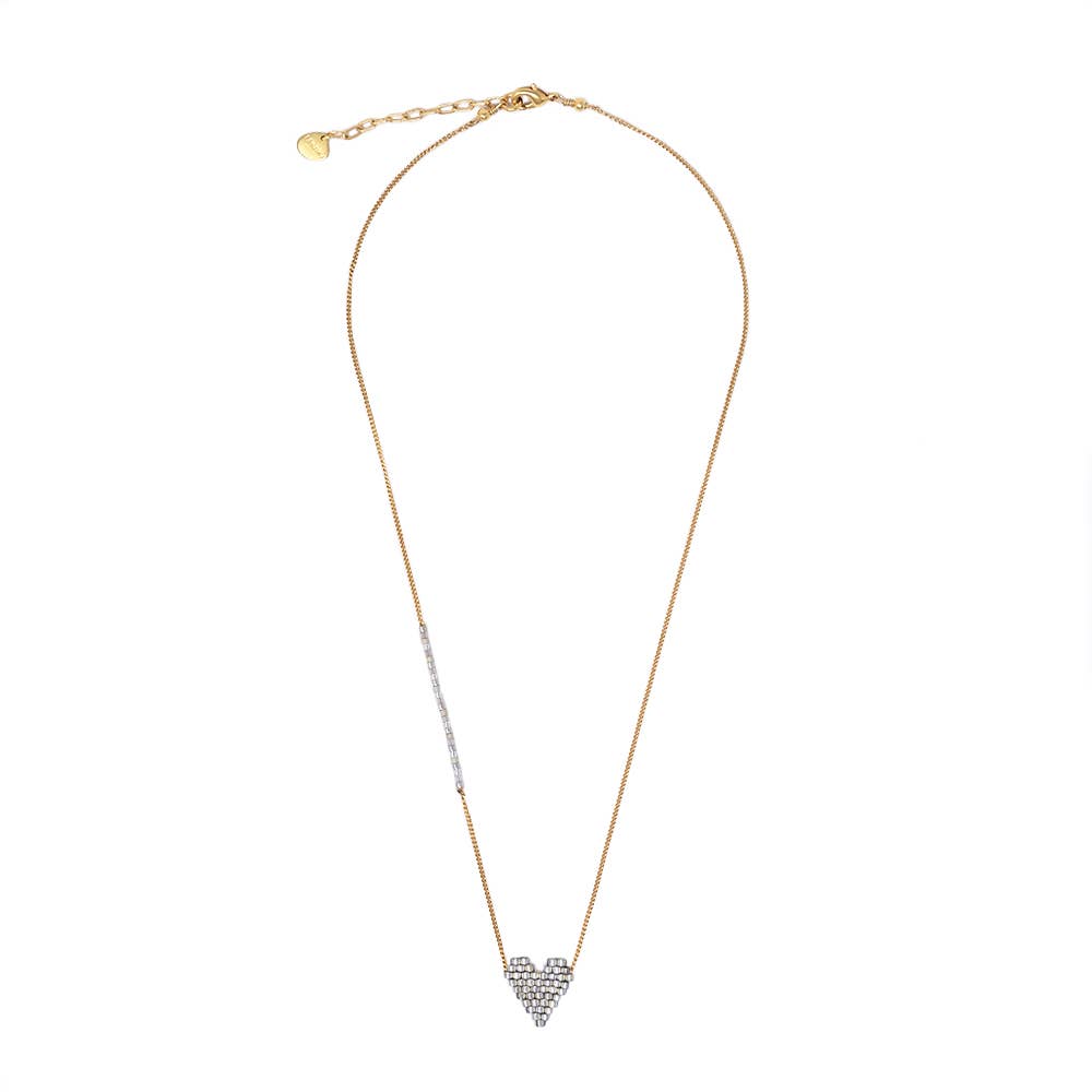 Heartsy Silver Necklace