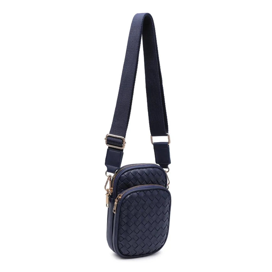 Celeste Woven Multi Compartment Crossbody