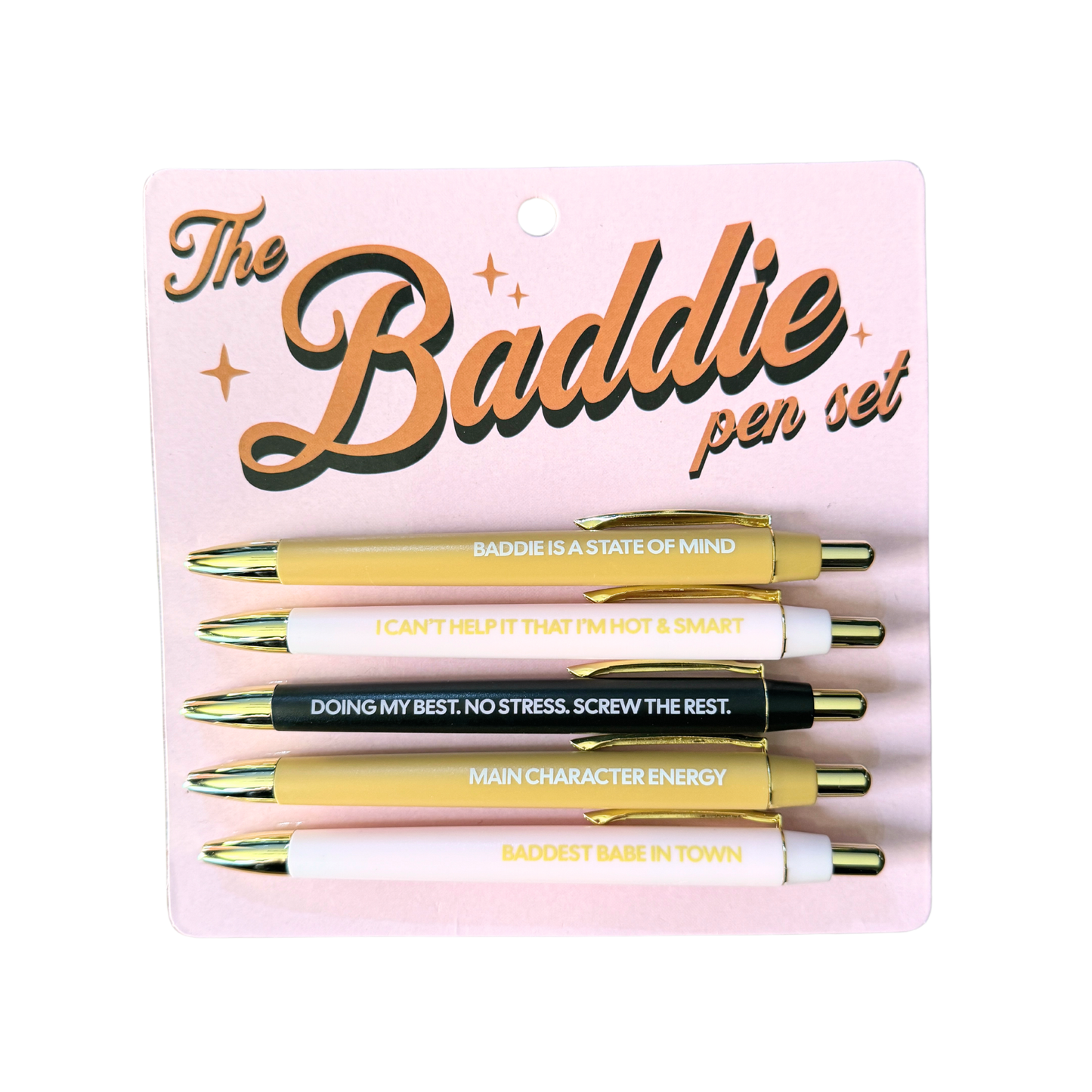 The Baddie Pen Set (funny, gifts, pens, stationery)