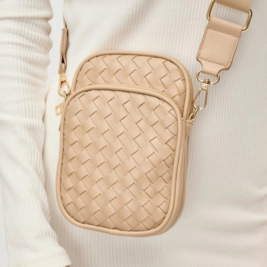 Celeste Woven Multi Compartment Crossbody