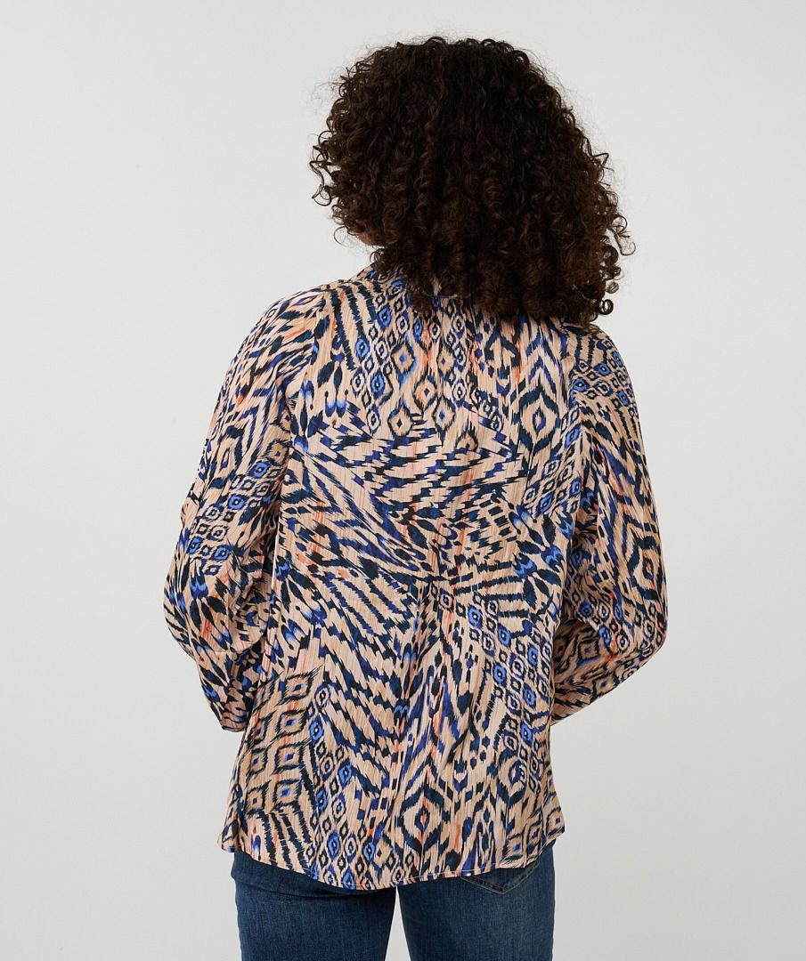 FLOW PRINT BLOUSE