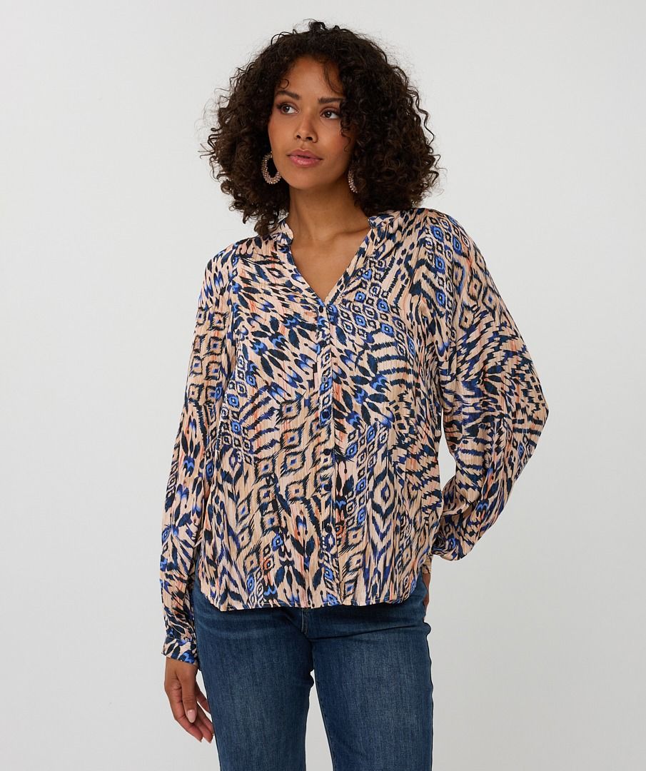 FLOW PRINT BLOUSE