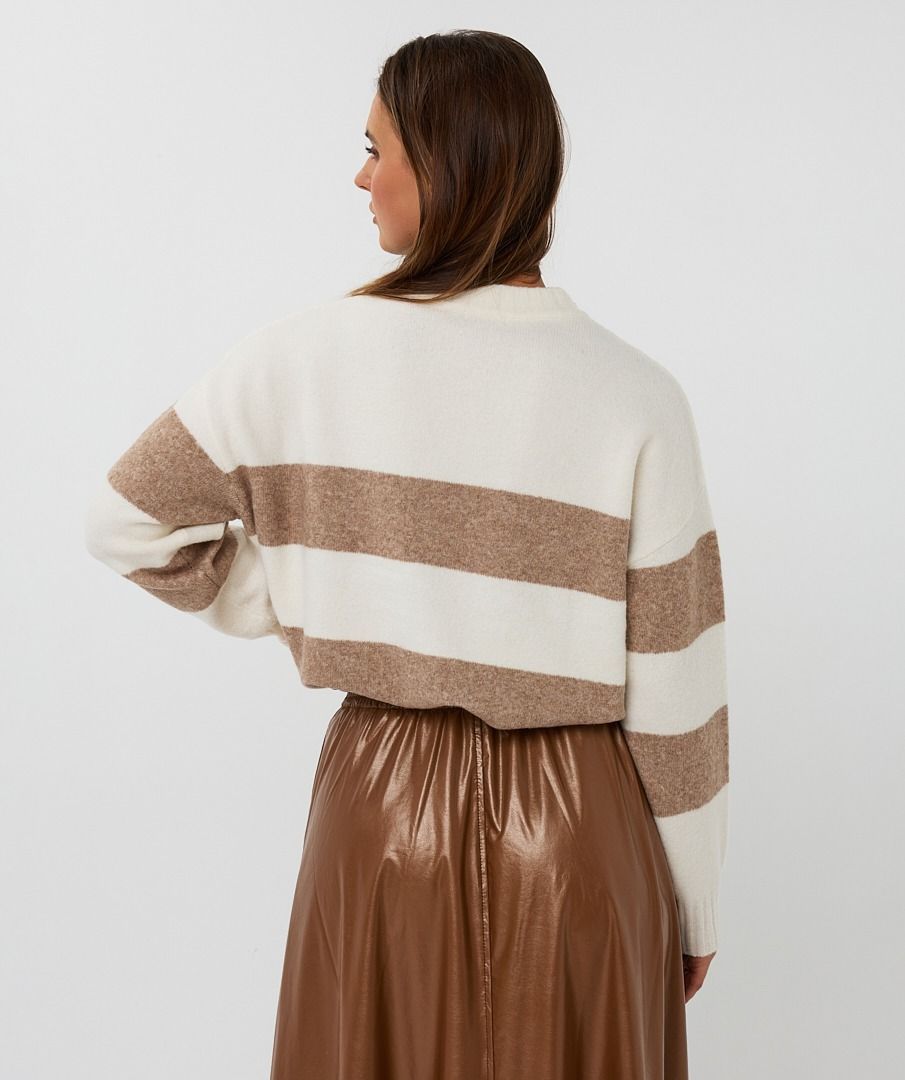 STRIPED SWEATER MELANGE