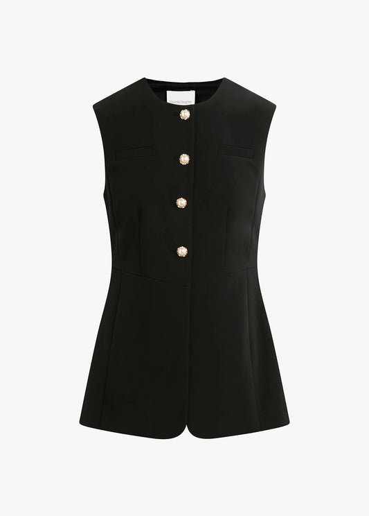 THE CLOCKING IN TOP - BLACK