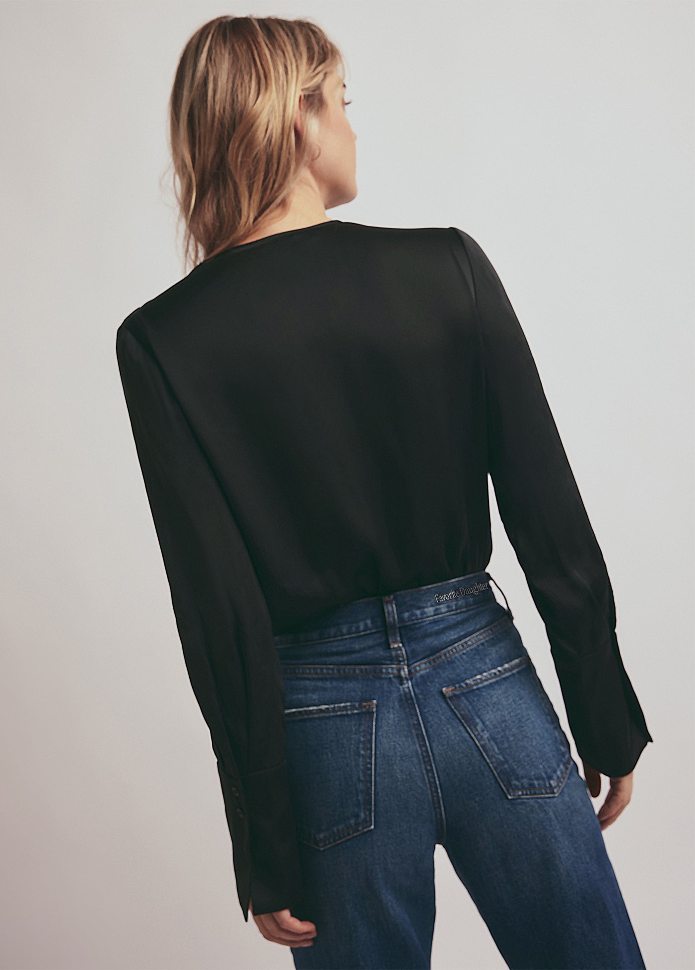 BLACK THE DATE BLOUSE