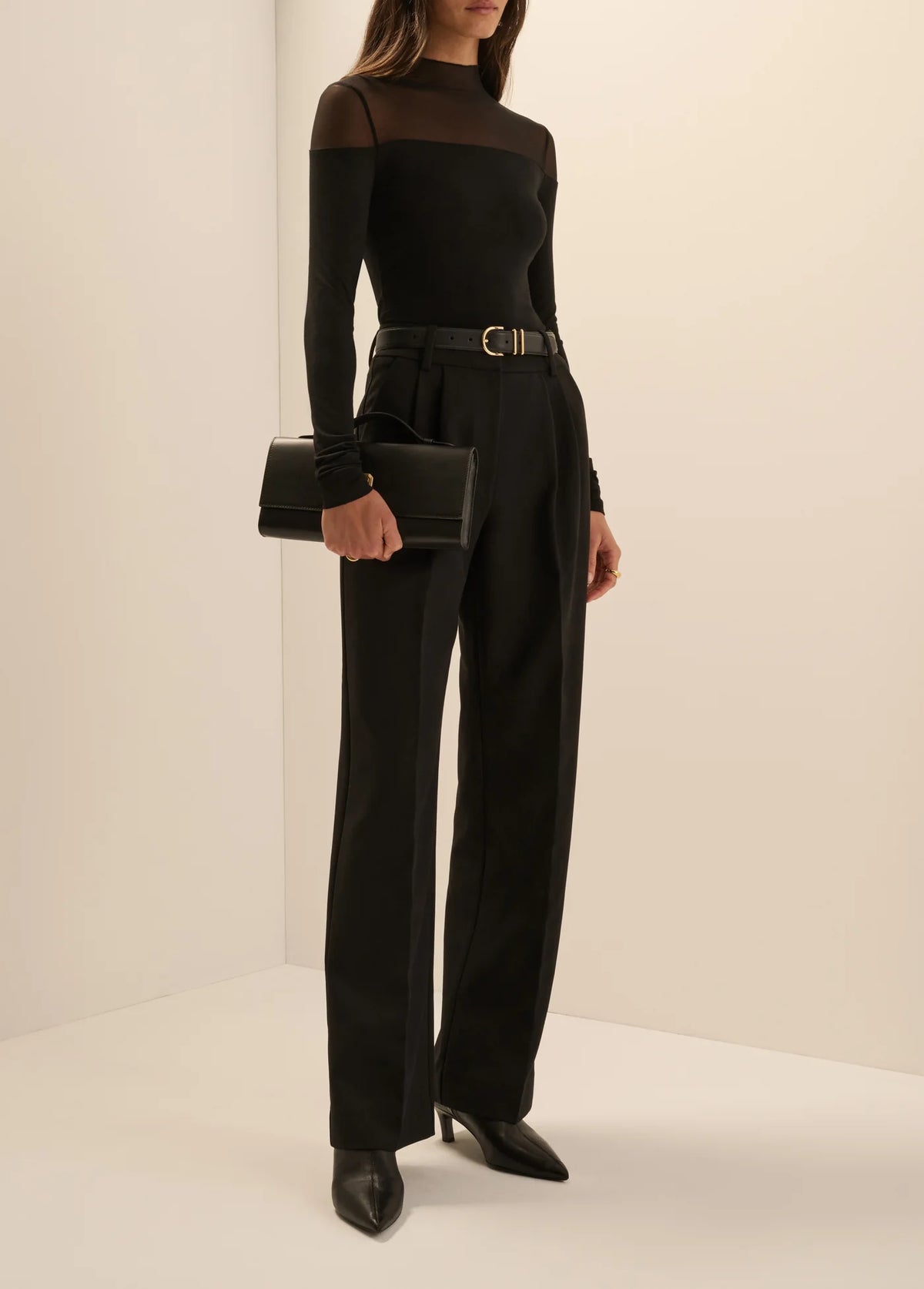 FOR THE GIRLS TOP - BLACK