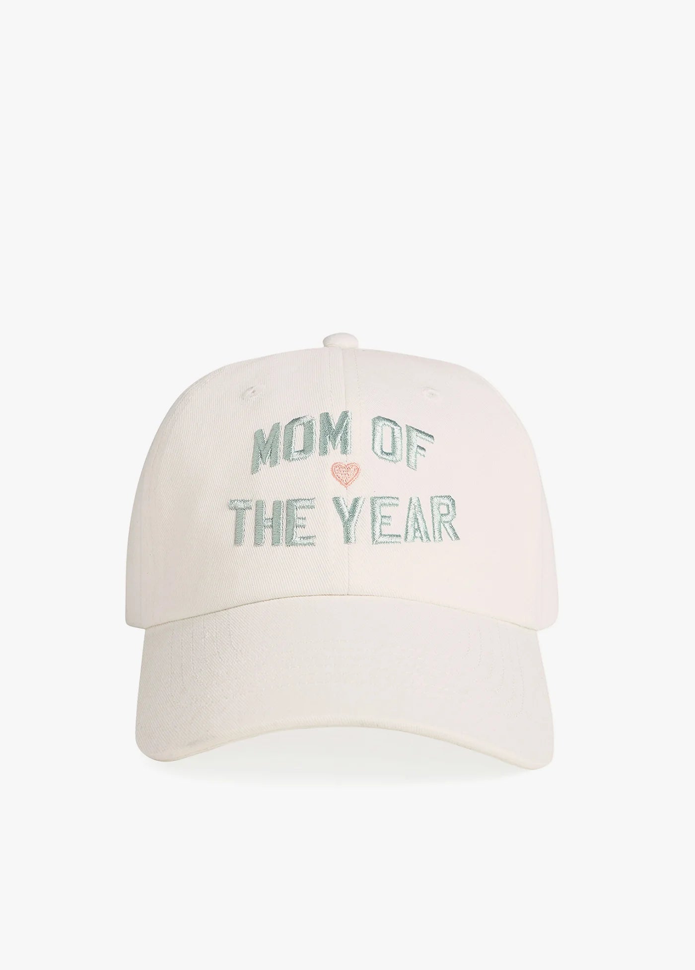 MOM OF THE YEAR BASEBALL HAT- WHITE