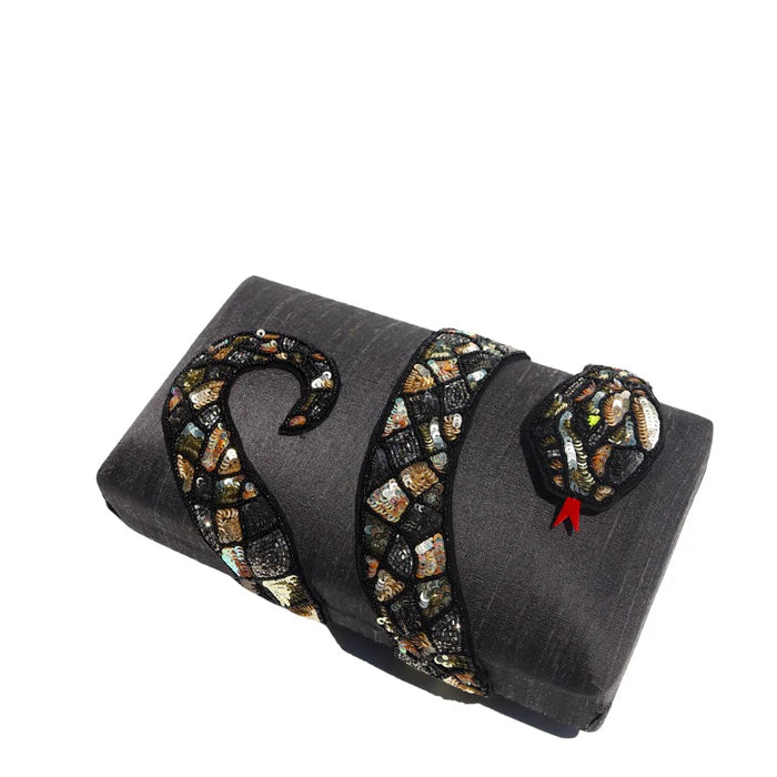 KAA CLUTCH - GRAY