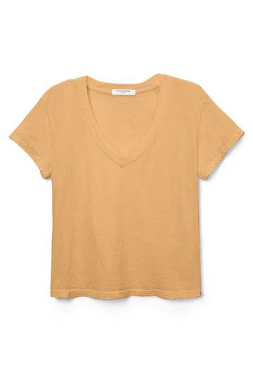 HENDRIX V NECK TEE - DUNE