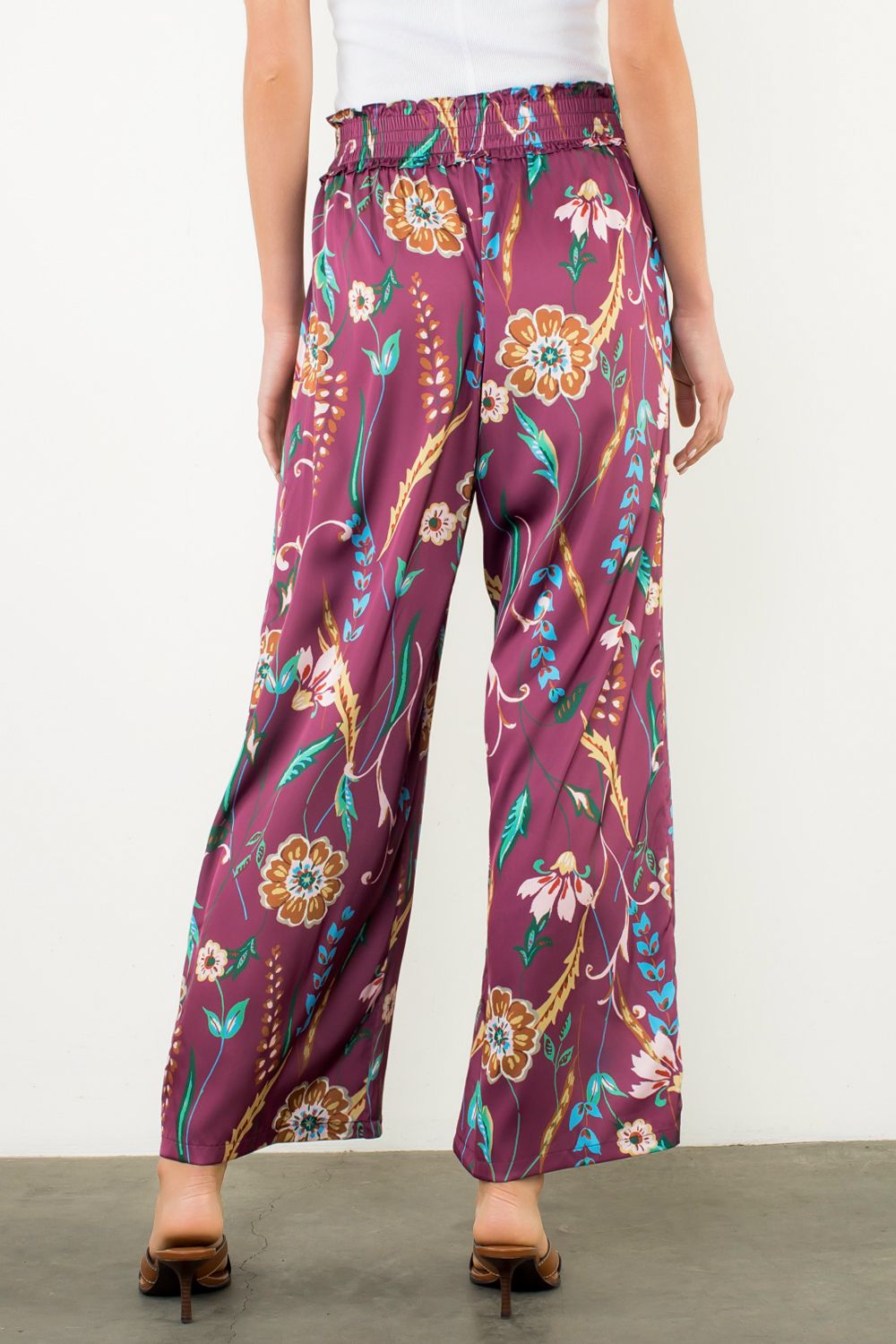 FLORAL PRINT PANT