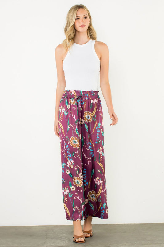 FLORAL PRINT PANT