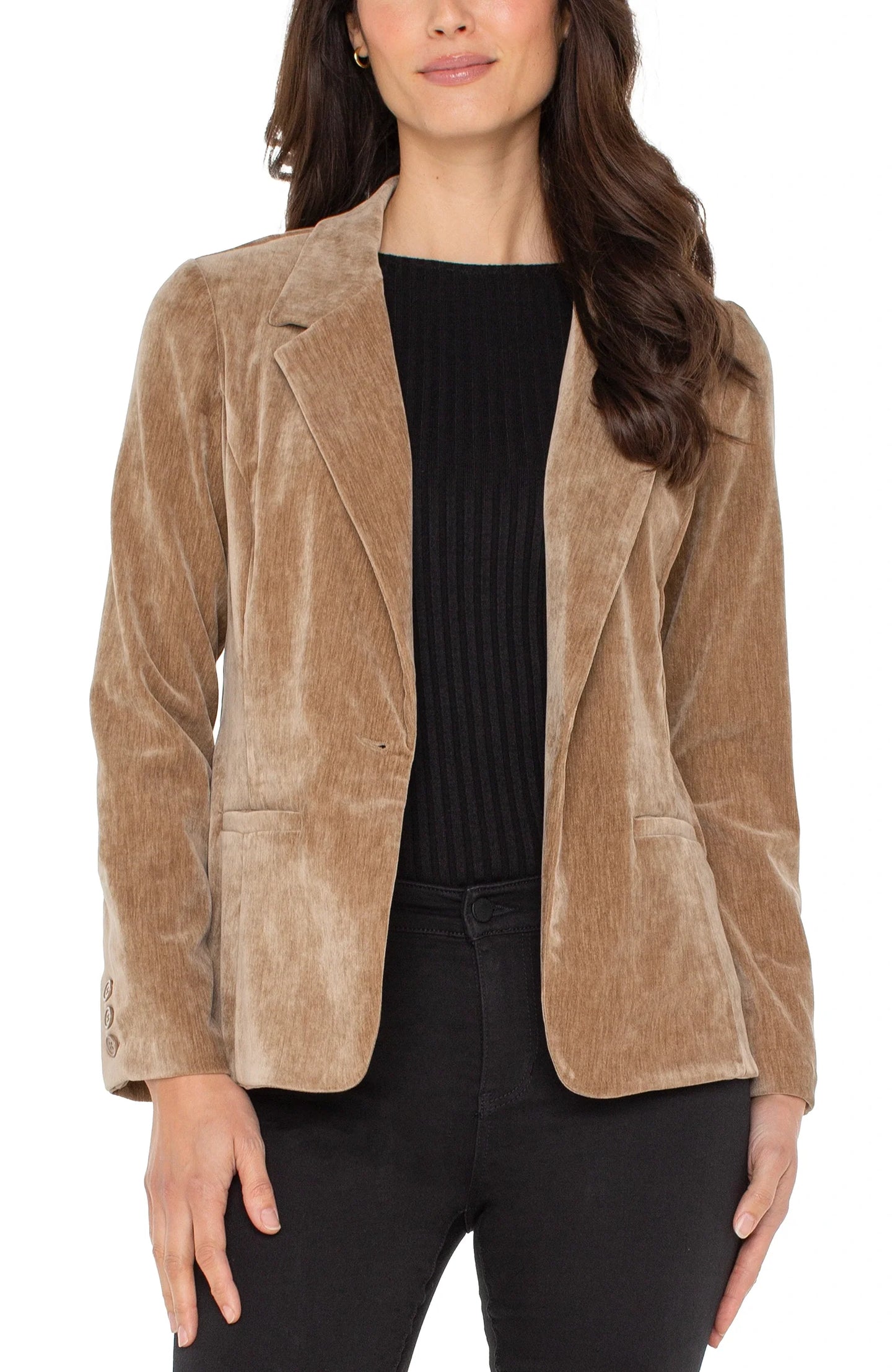 FITTED BLAZER - HARVEST KHAKI