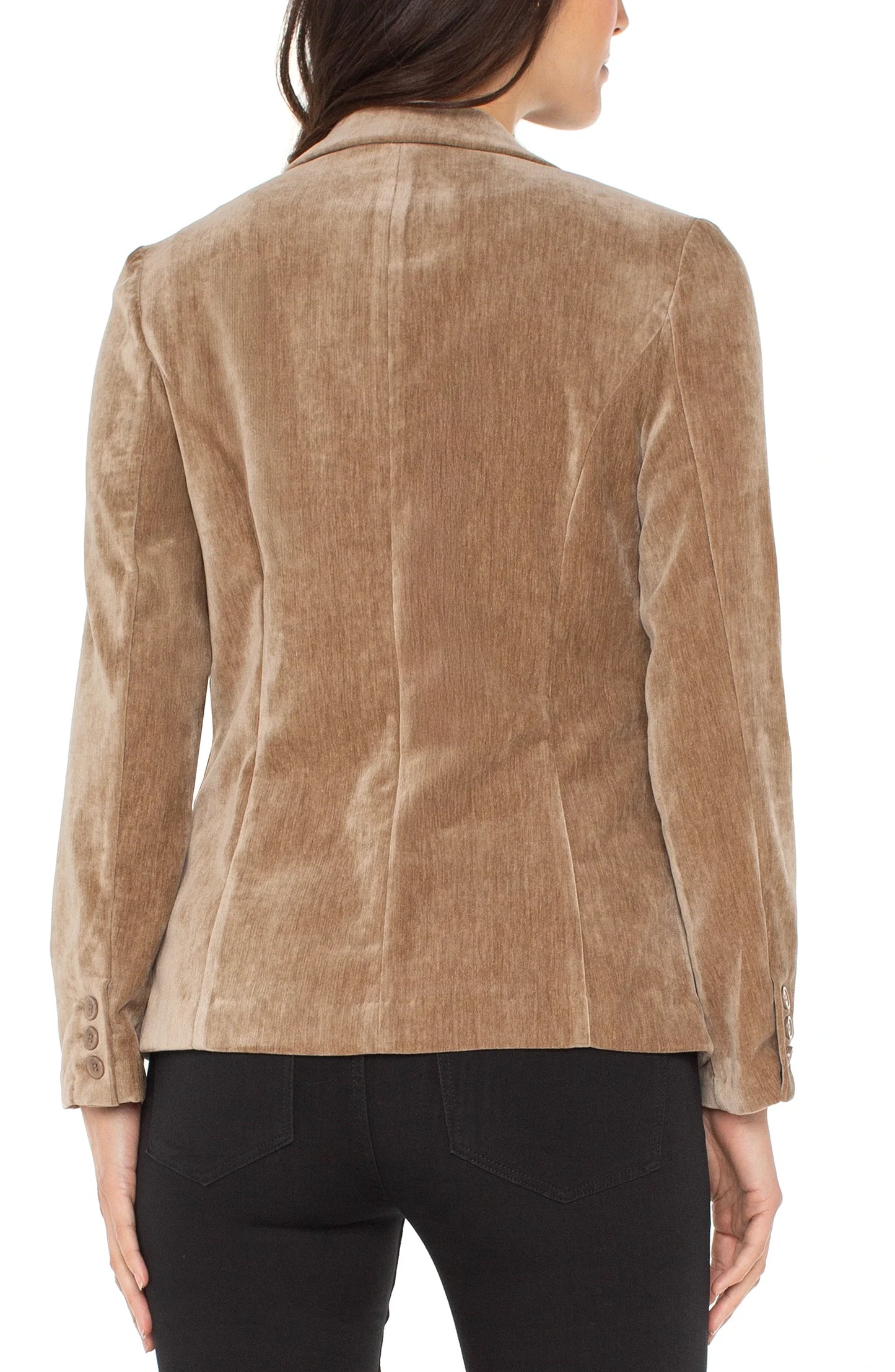 FITTED BLAZER - HARVEST KHAKI