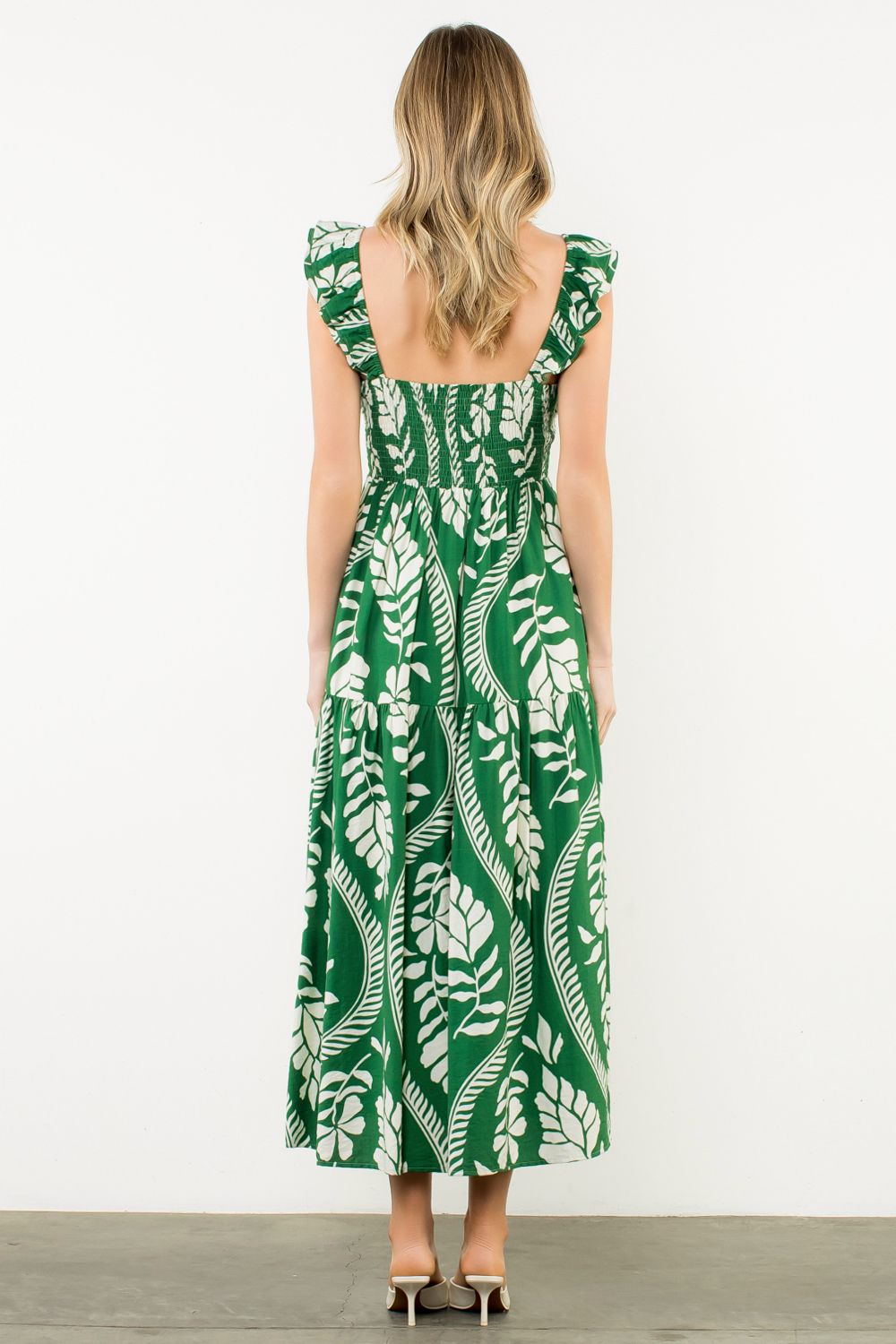 LEAF MAXI DRESS