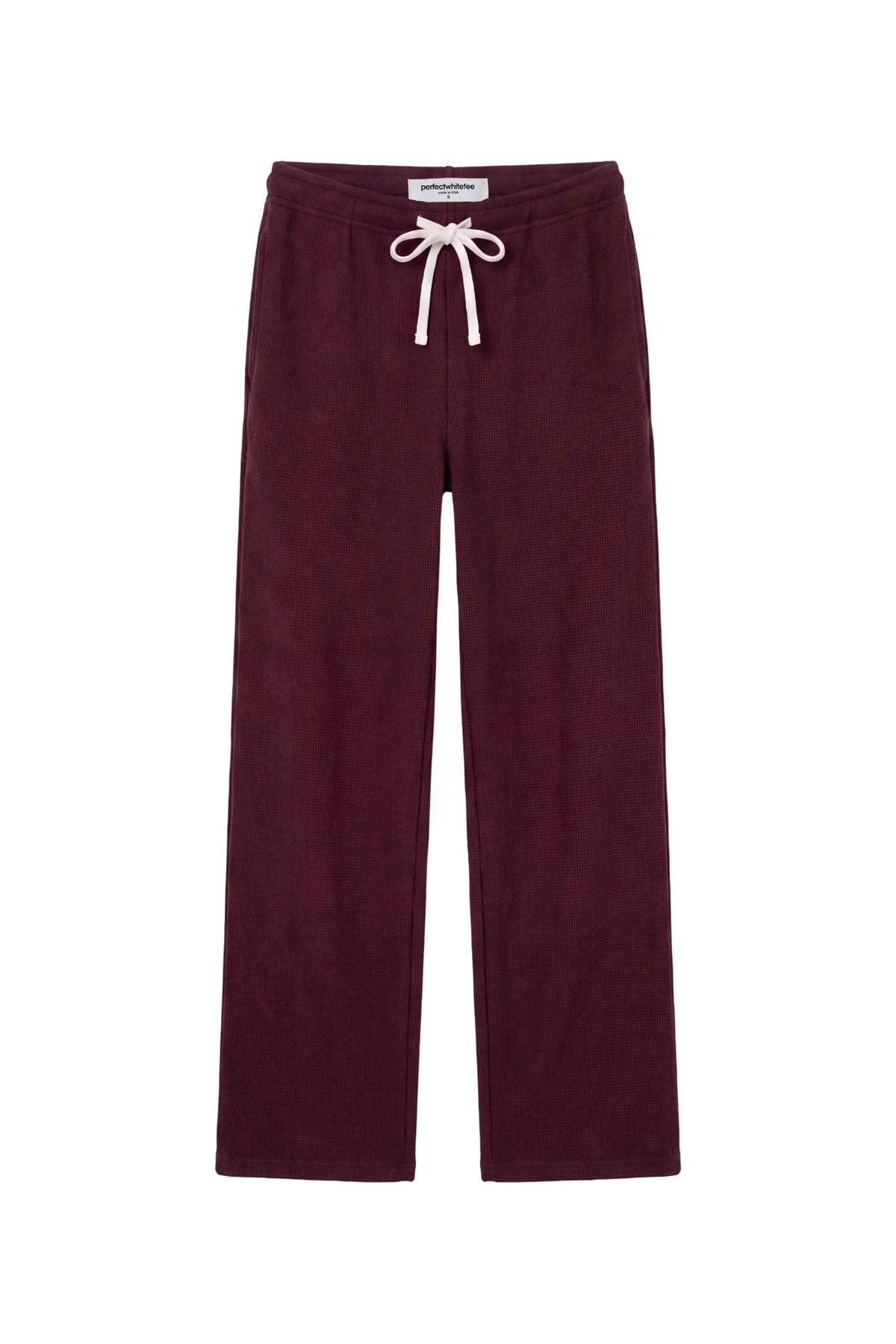 ZADIE SWEATPANTS - CHERRY LACQUER